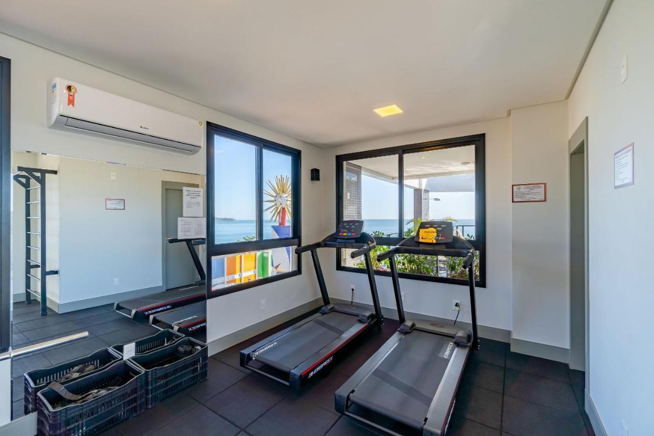 בומבינאס Confortavel Loft Com Vista Para O Mar - Condominio Com Piscina מראה חיצוני תמונה